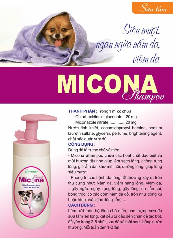 sữa tắm micona