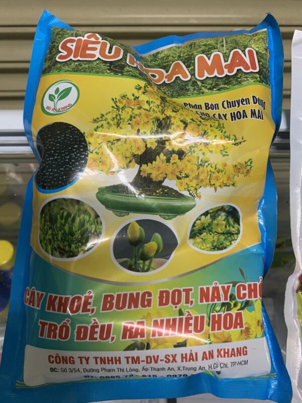 phân bón chuyên dùng cho hoa mai