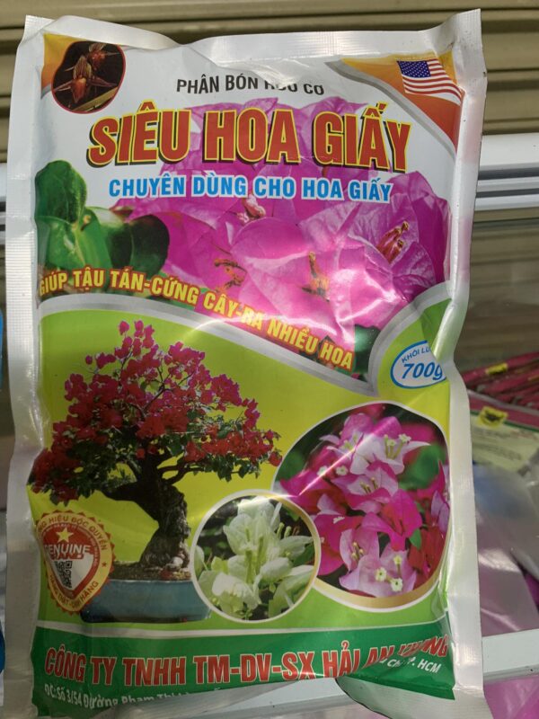 Phân bón siêu hoa giấy