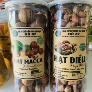 Hạt macca, hạt điều